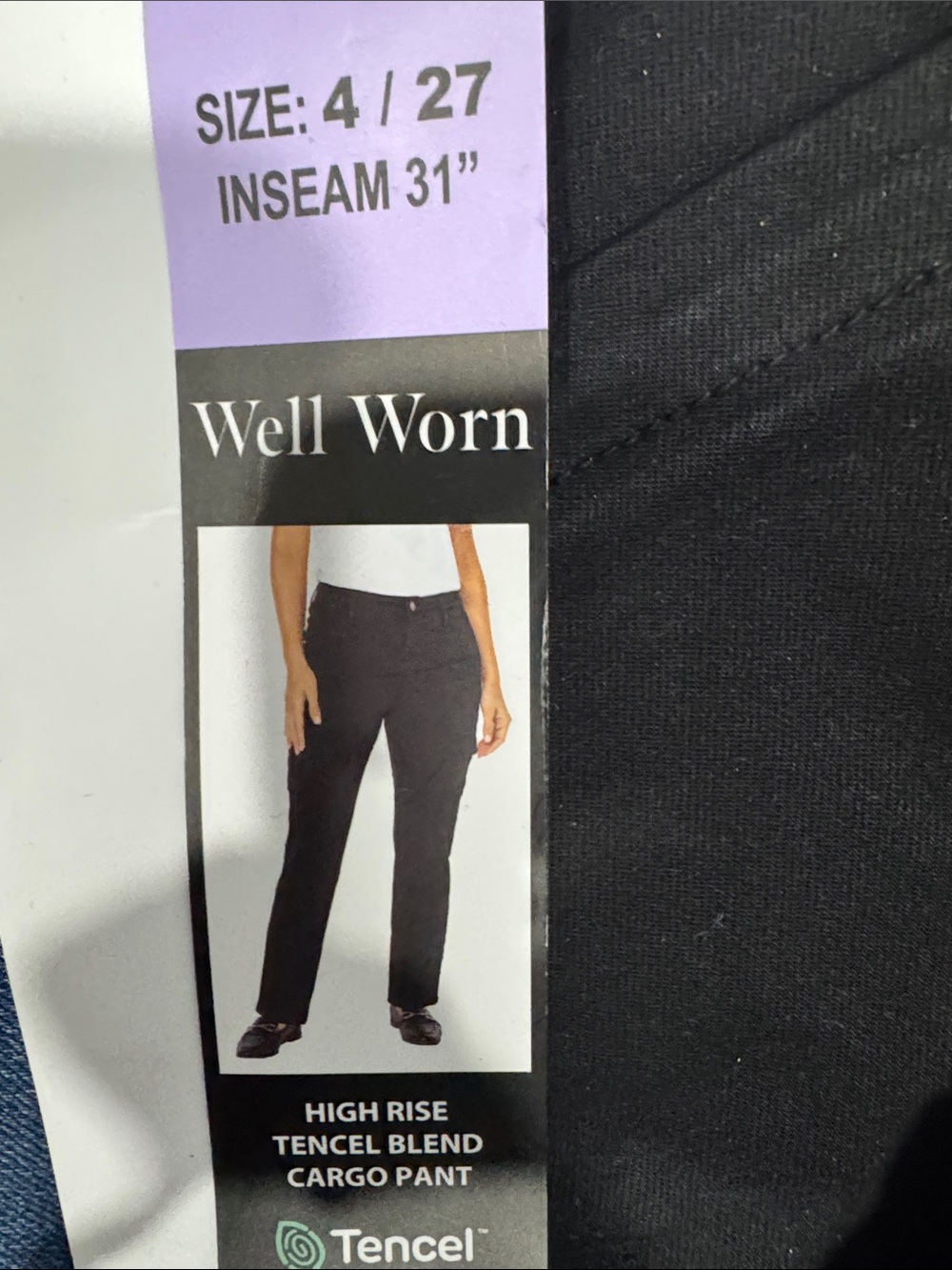 Well Worn Black High-Rise Tencel Blend Jeans